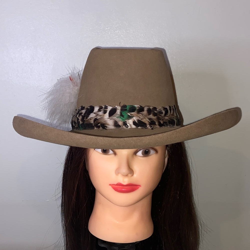 Vintage Resistol Stagecoach Self Conforming Feather Western Hat-Unisex-Size 7